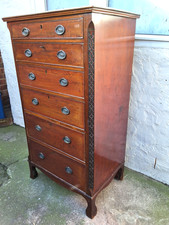 ANTIQUE GEORGIAN STYLE TALLBOY